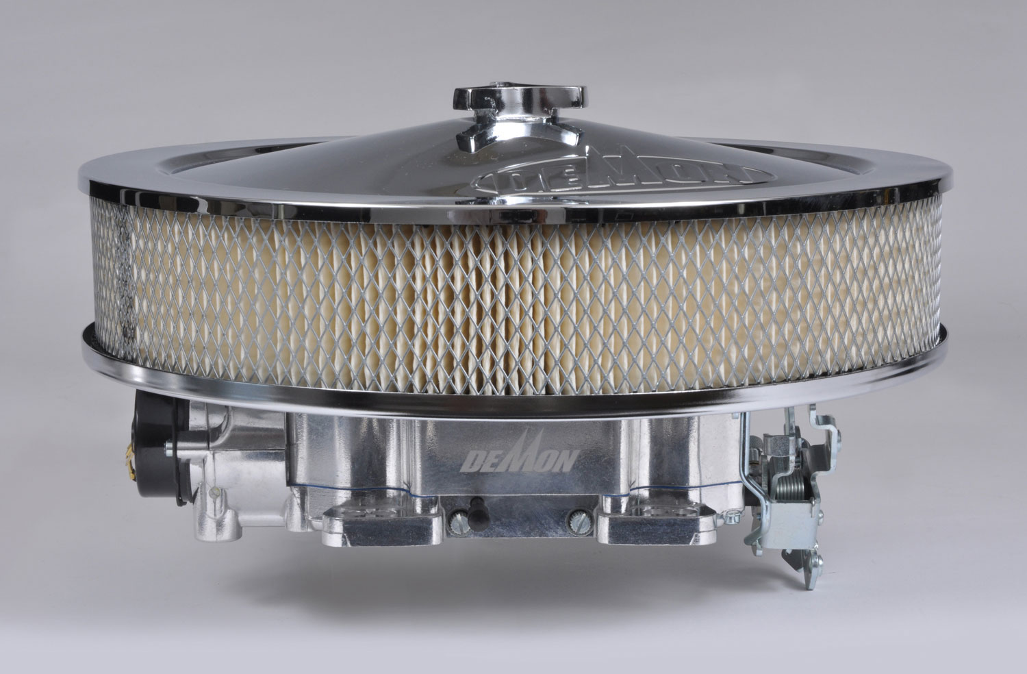 New air cleaner for all Demon carburetors, including those with choke