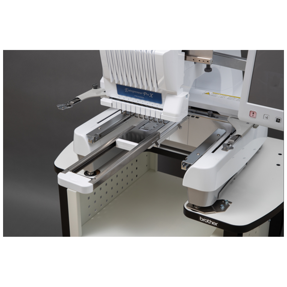 Brother Tubular Frame Table Embroider narrow garments with ease