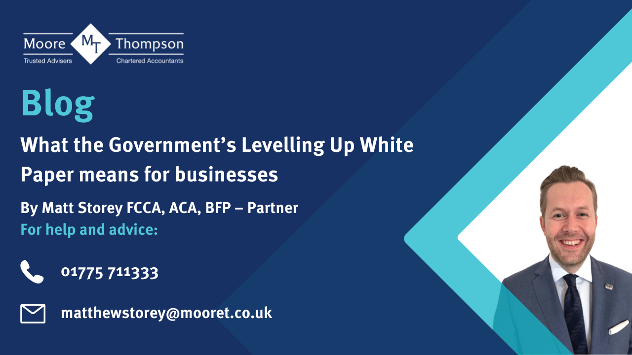 What the Government’s Levelling Up White Paper means for