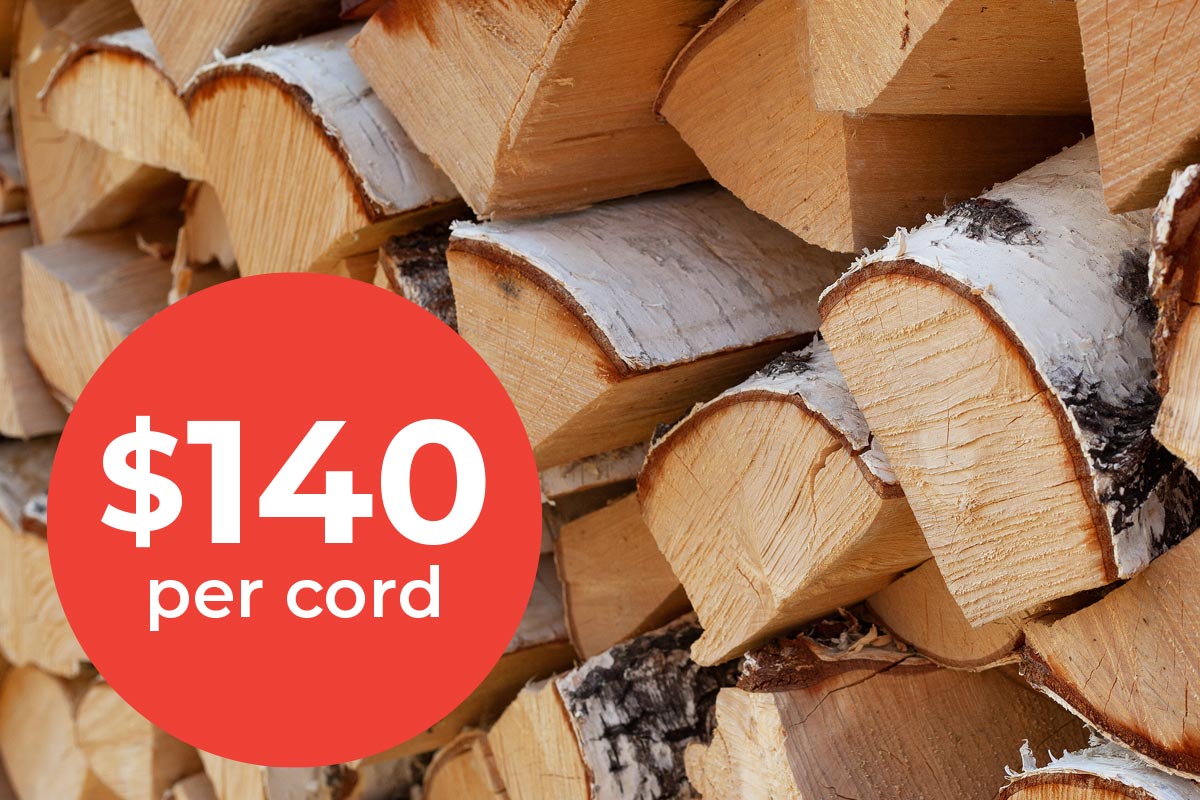 Split Birch Firewood For Sale Moose Cree First Nation