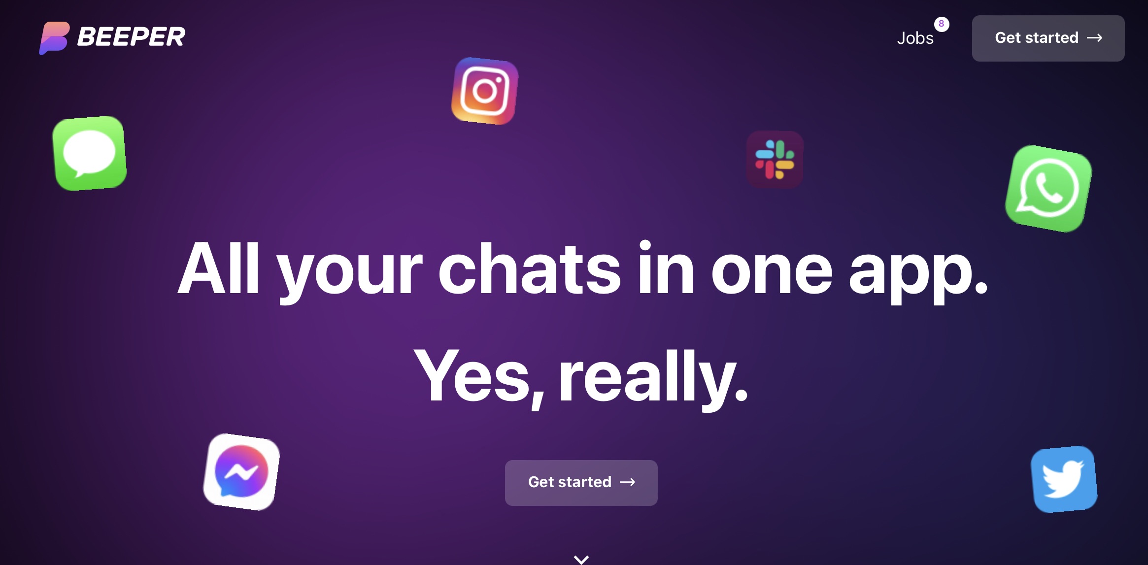 Beeper Strumento online per chattare con tutti i servizi di