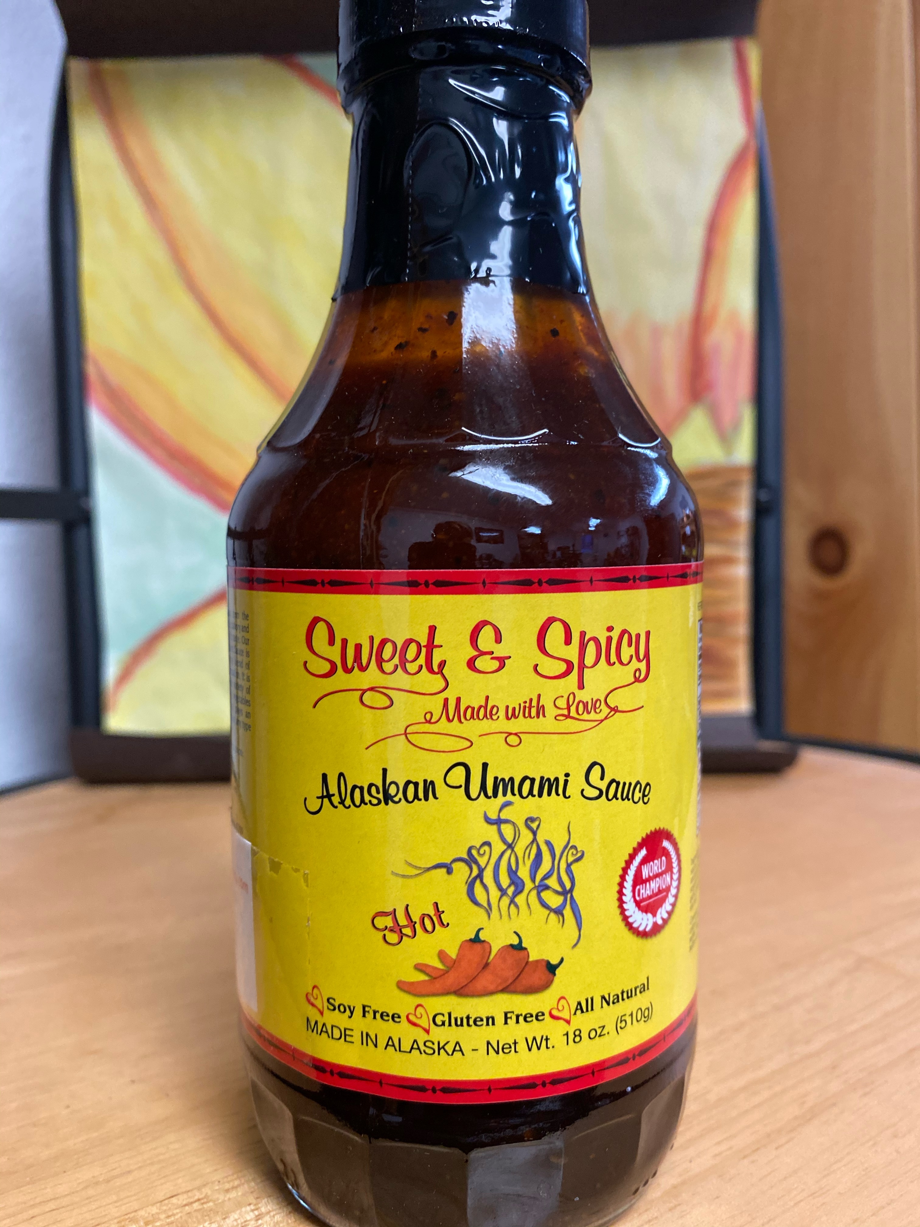 Sweet & Spicy Umami Sauce Hot 18oz Unique Gourmet