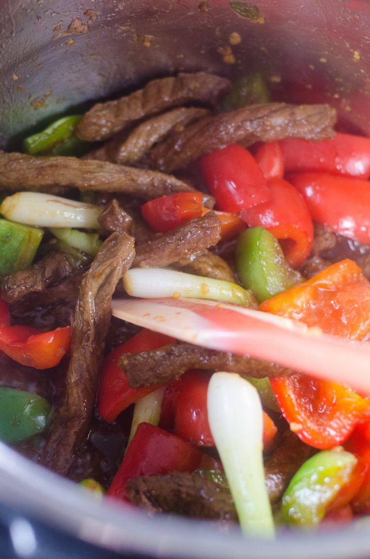 Instant Pot Pepper Beef Mooshu Jenne