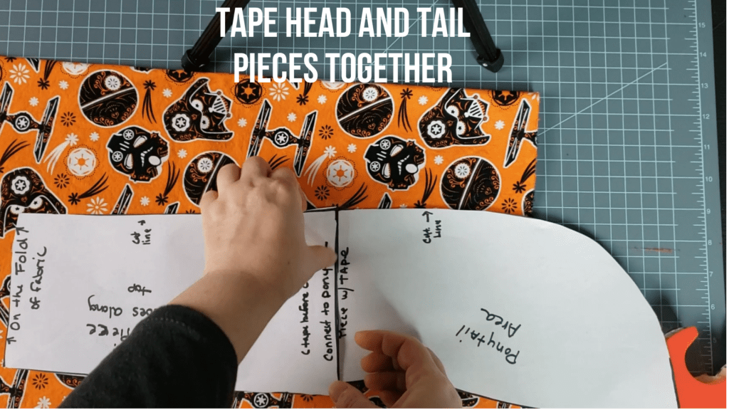 DIY Scrub Cap With Ponytail Holder Mooshu Jenne