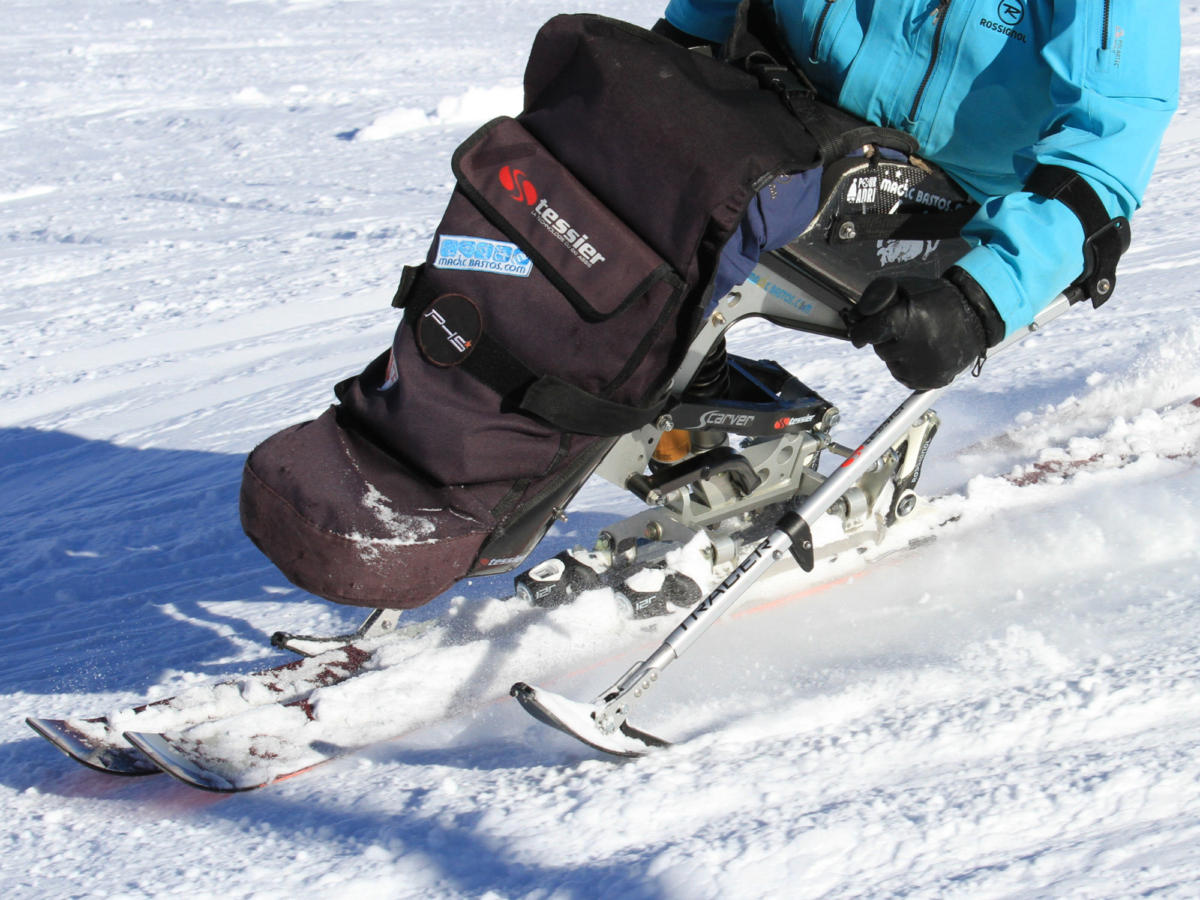 The Tessier Tempo Adaptive Sit Ski Moove