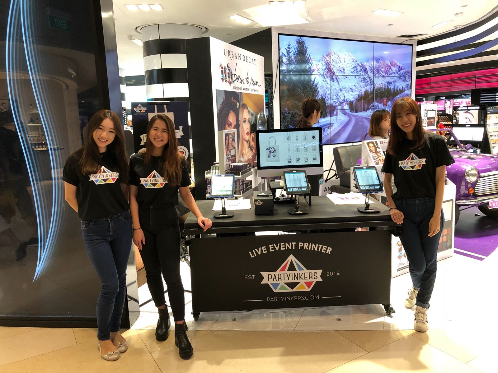 Live Event Printing Onsite Silkscreen Printing Singapore