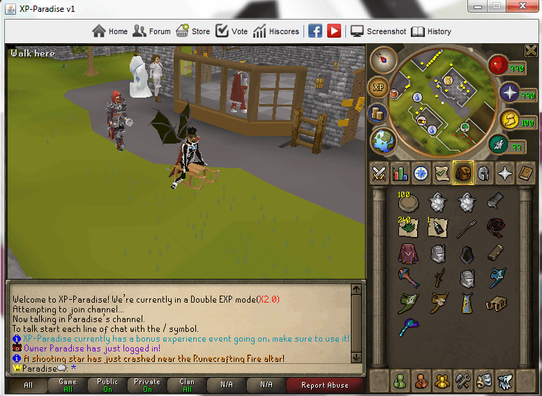 XPParadise RSPS Runescape Private Server Moparscape