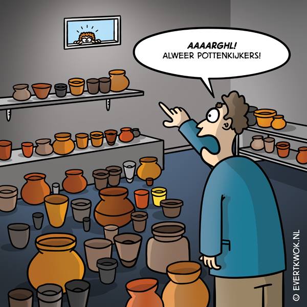 Moppen.nl - Mop: Pottenkijkers