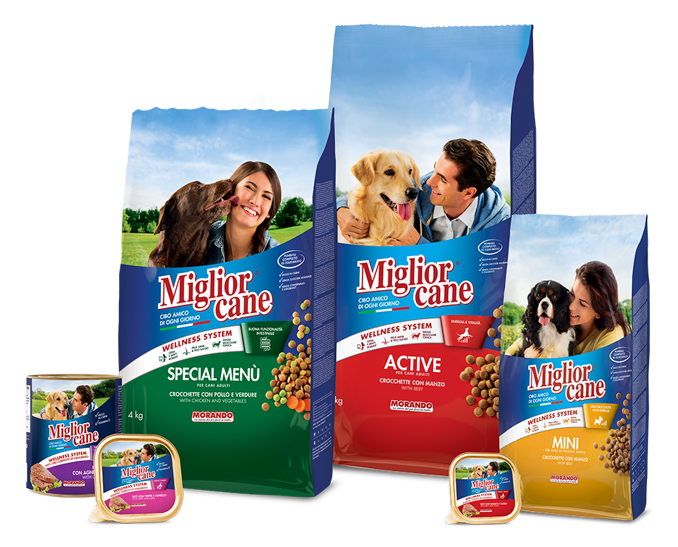 Linee per Cani Morando pet food. Scegli la linea più adatta al tuo cane
