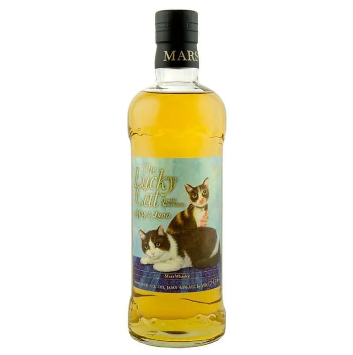 Sip and Savor Mars Lucky Cat Japanese Whisky...Prrrrfect