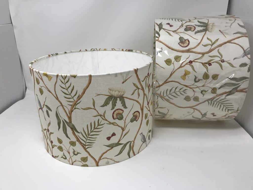 Lewis and Wood Adam's Eden lamp shades The Loft At More Hall