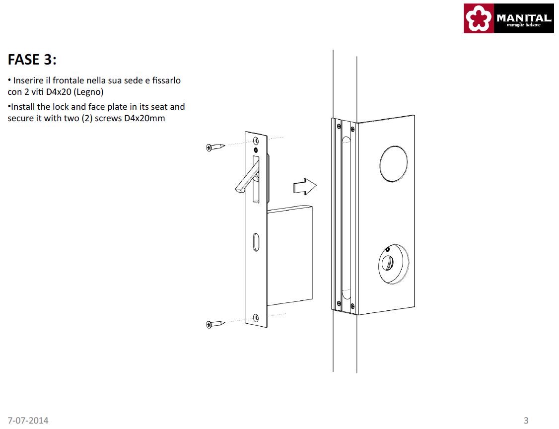 More Handles Blog Manital Sliding Pocket Door Lock ARTFT Fitting