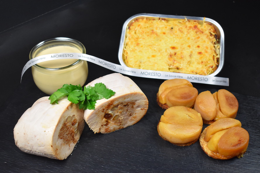 accompagnement roti de dinde au four