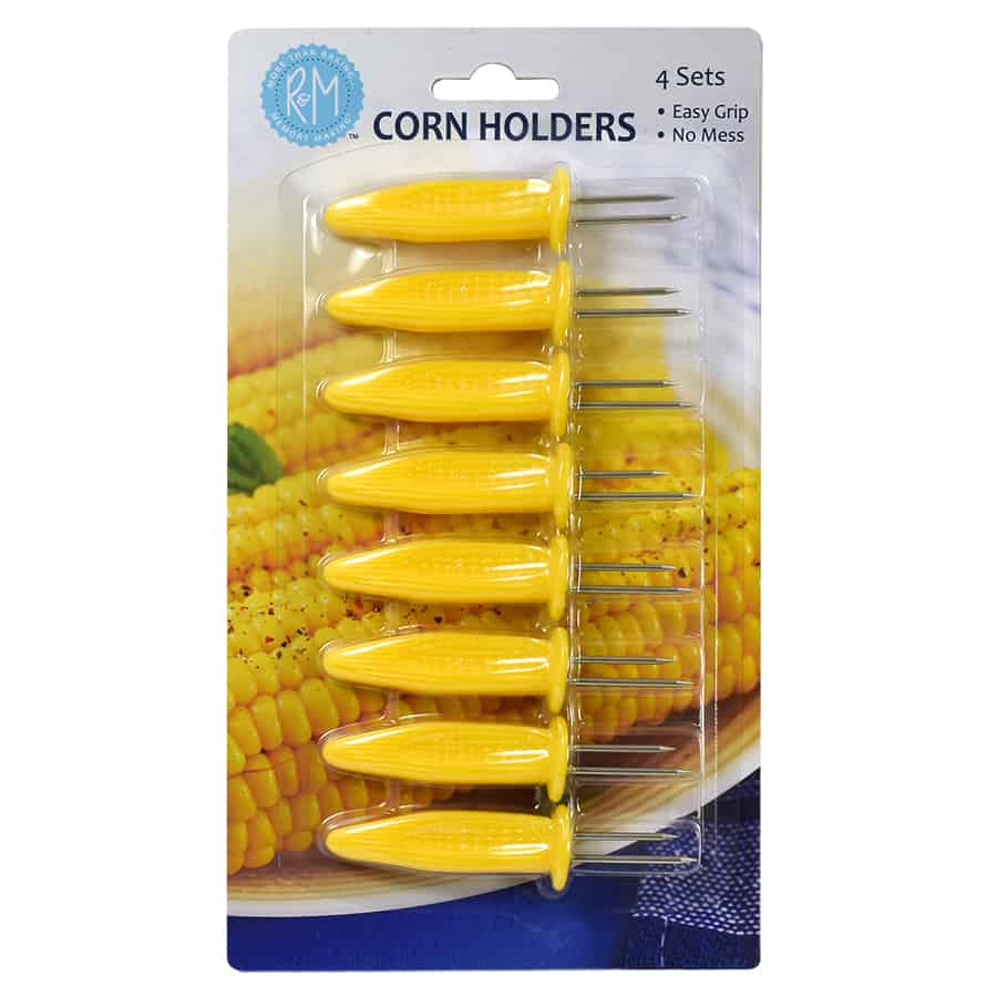 Jumbo Corn Holders S/8 Carded R&M International