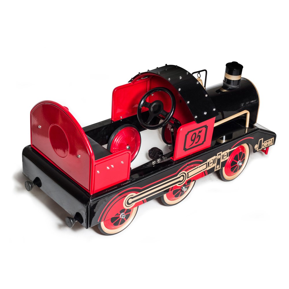 Old Time Steam Pedal Car Train