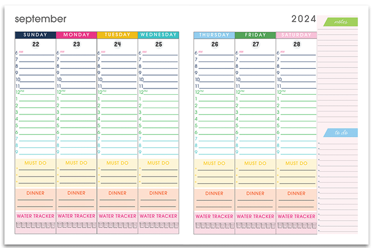 20242025 Monthly Planner Free Printable Calendar Download