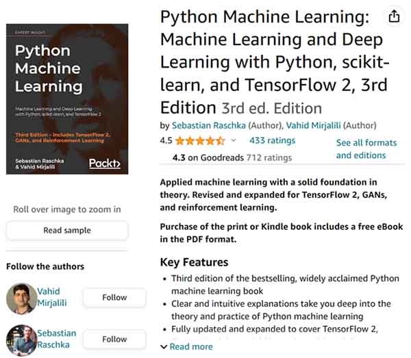 Best Book for Learning Machine Learning