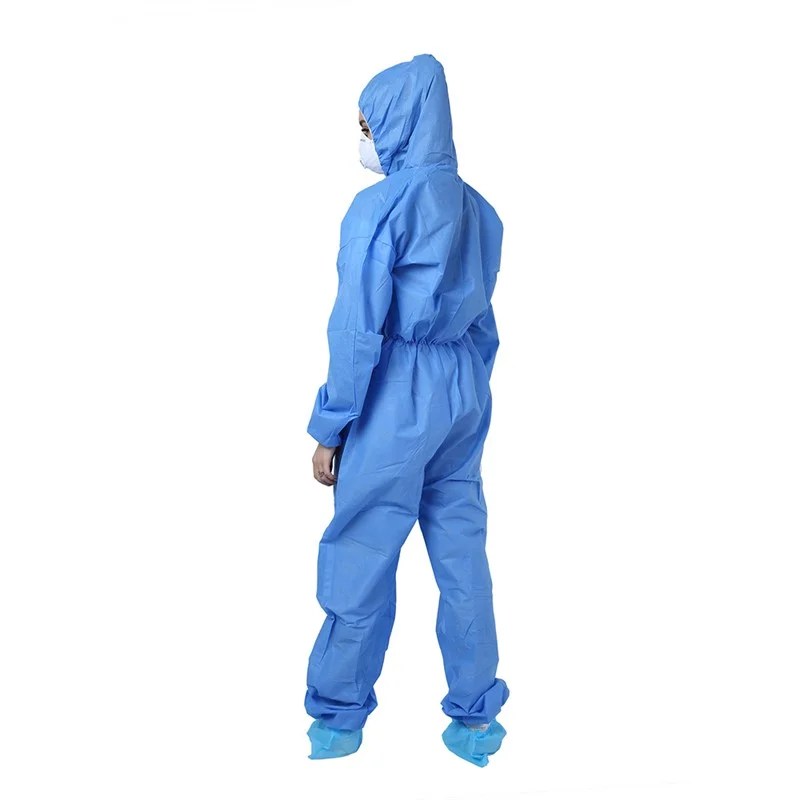 Blue SMS Coverall Onestep Sourcing PPE Supplies Personal