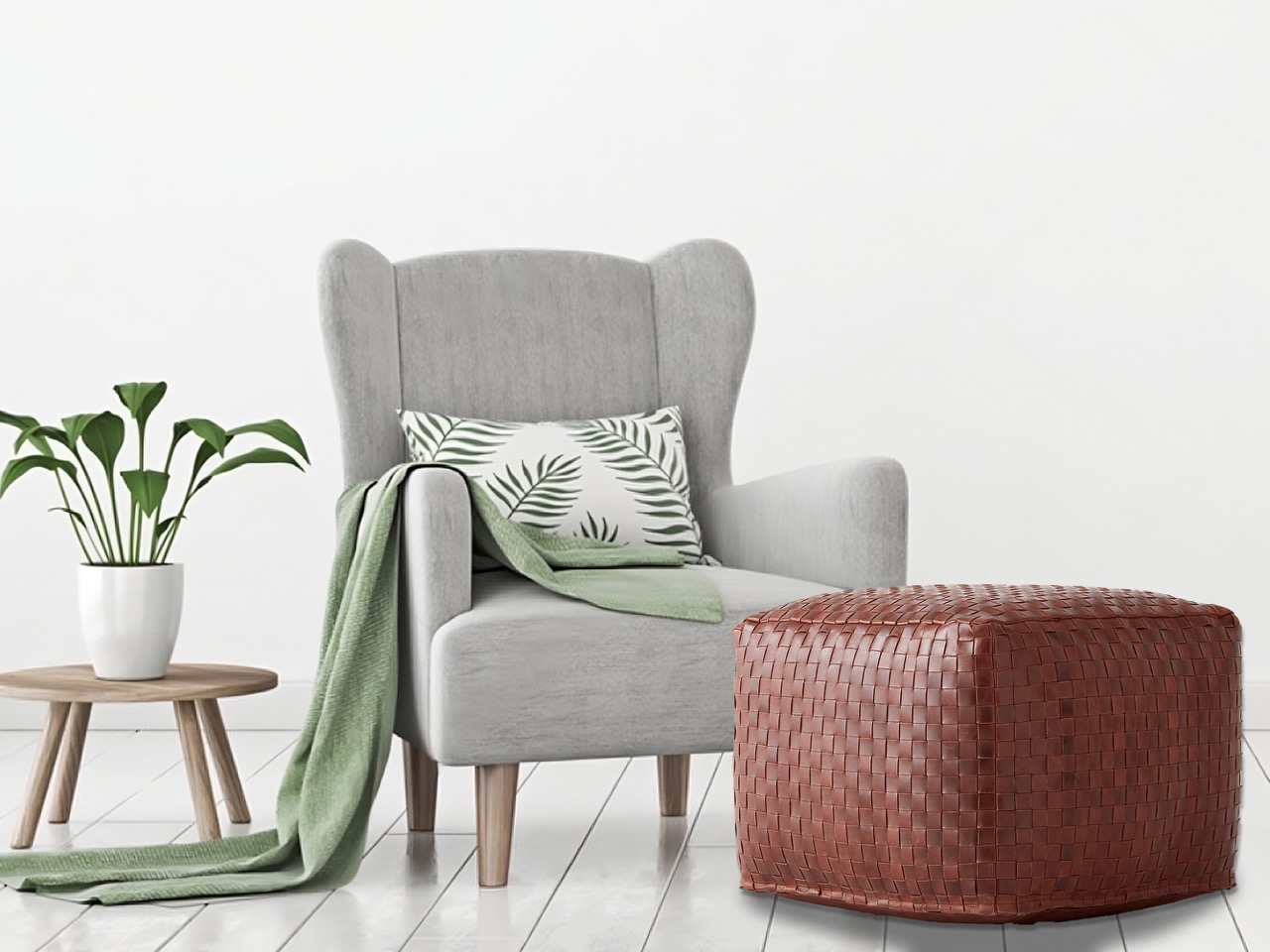 What is the difference between a Moroccan pouf and an ottoman pouf