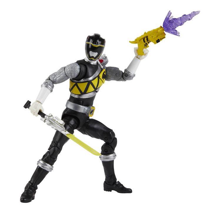 Lightning Collection Black Dino Charge Ranger Figure VII Morphin' Legacy
