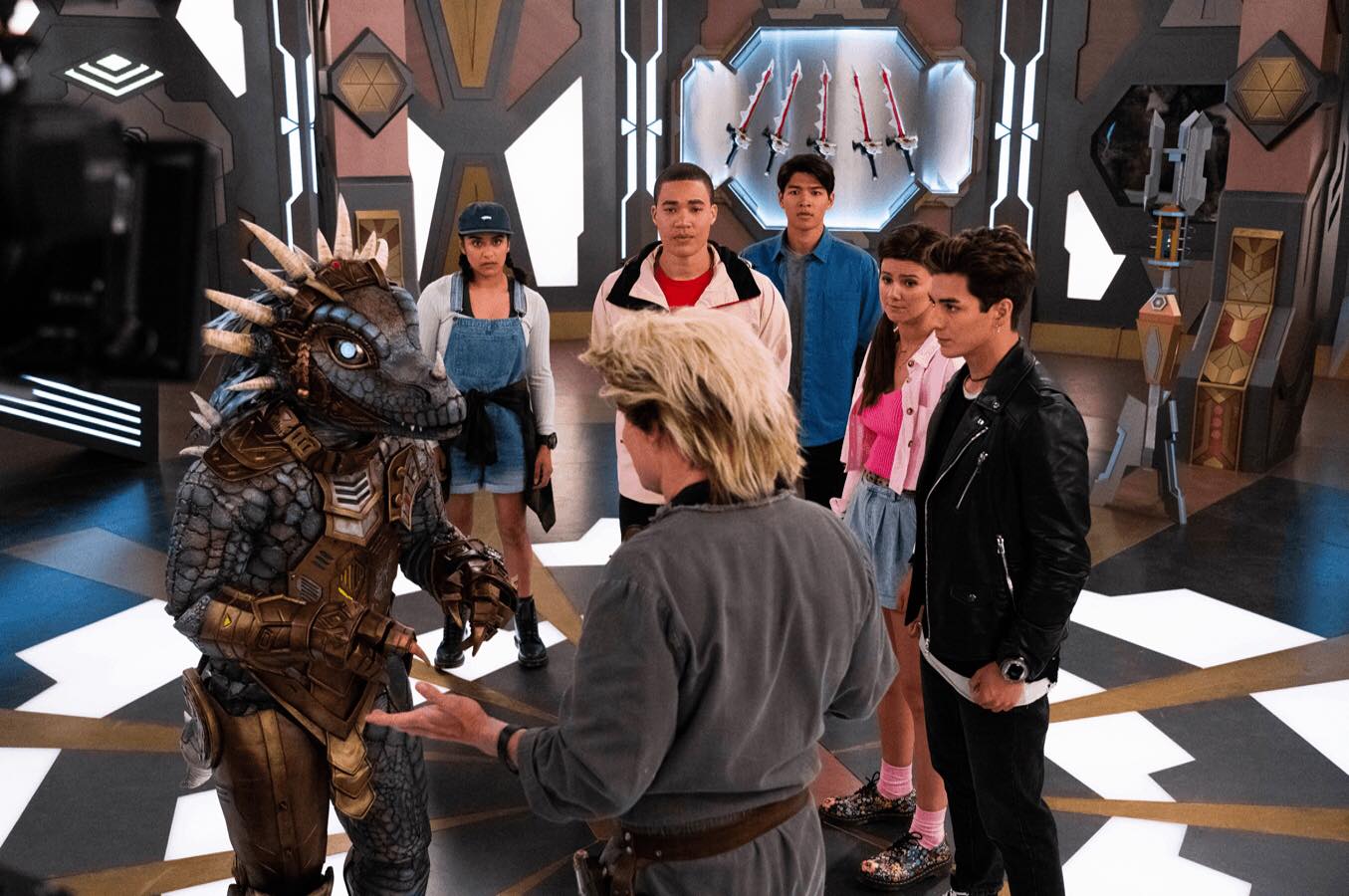 Dino Fury Production Still IX Morphin' Legacy