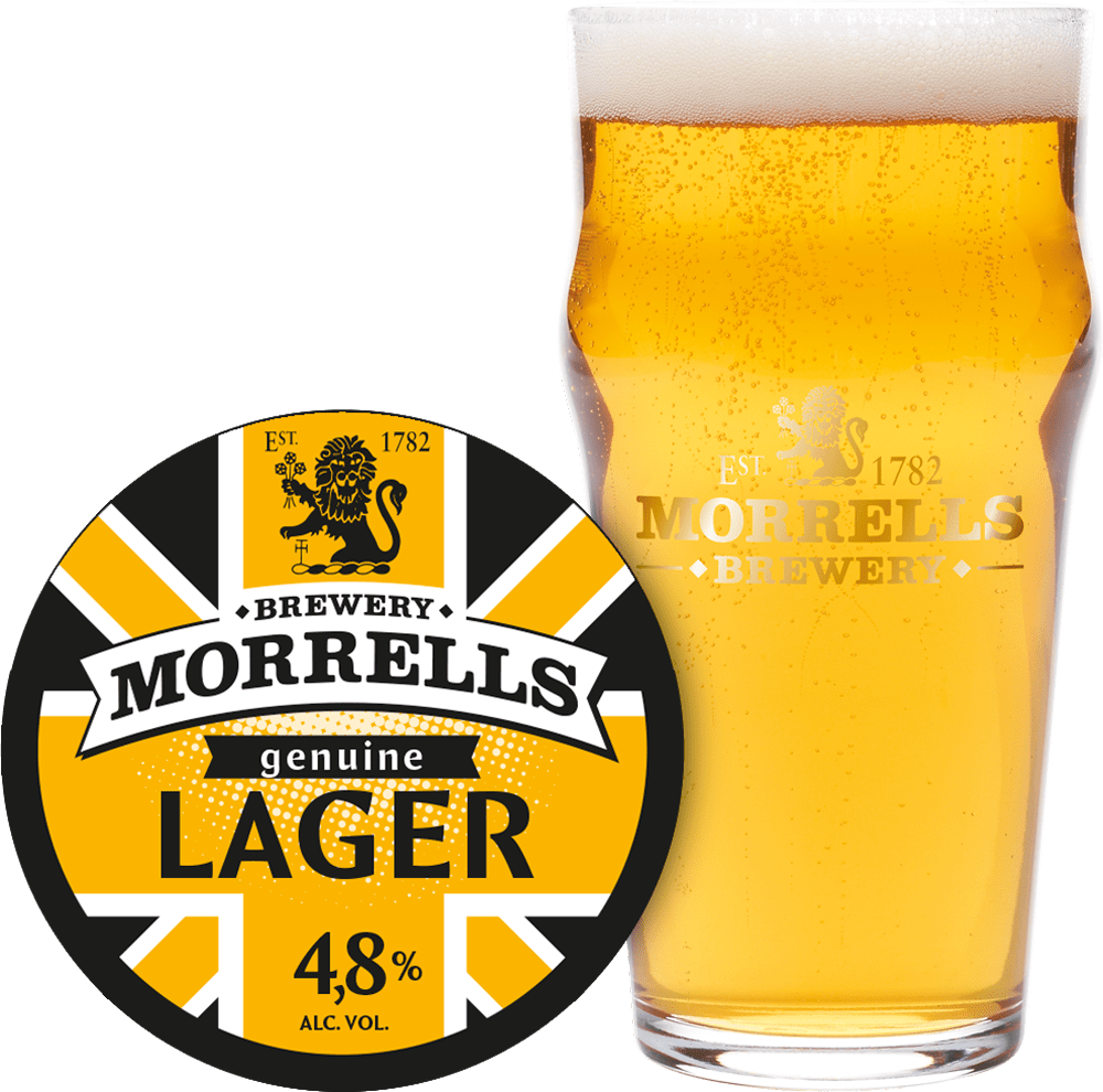 MORRELLS GENUINE LAGER Distribuita da Interbrau SpA