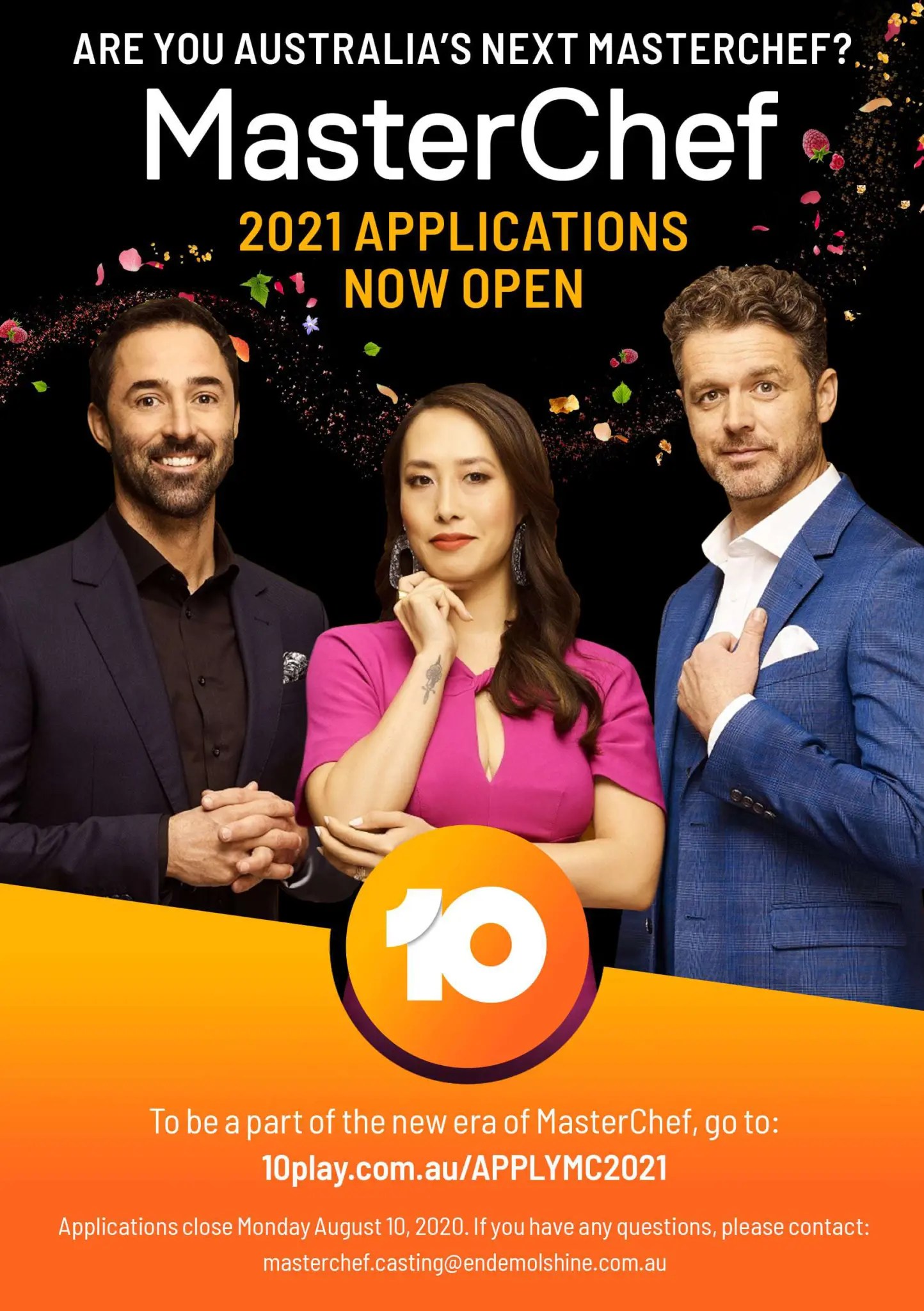 Apply Now for MasterChef Australia 2021 Morsels