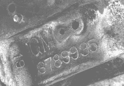 Chevy V8 Engine Block and Head Casting Number Locations