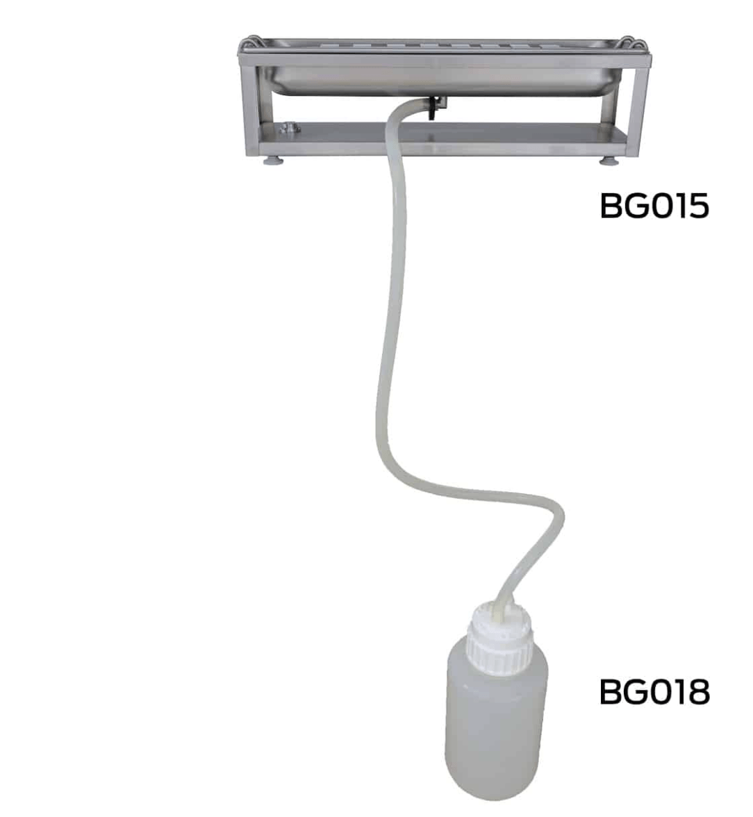 Slide Staining Tray Kit Base, Feet, Rack, Tray, Tubing & Clamp