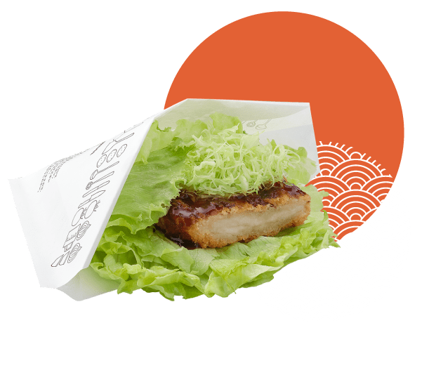 Tonkatsu Lettuce Burger MOS BURGER