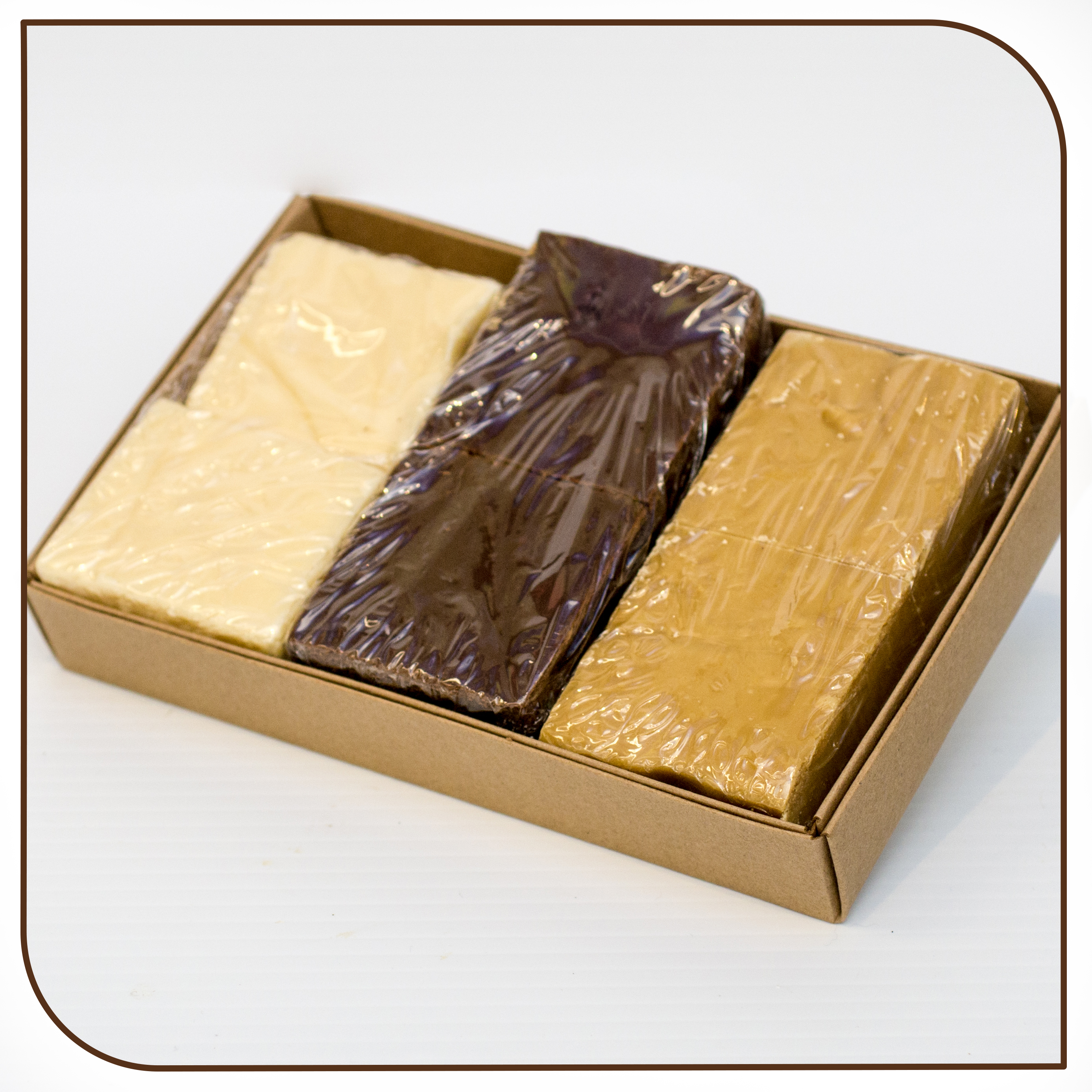 Handmade Gourmet Traditional Fudge Sampler by Mo's Fudge Factor We are