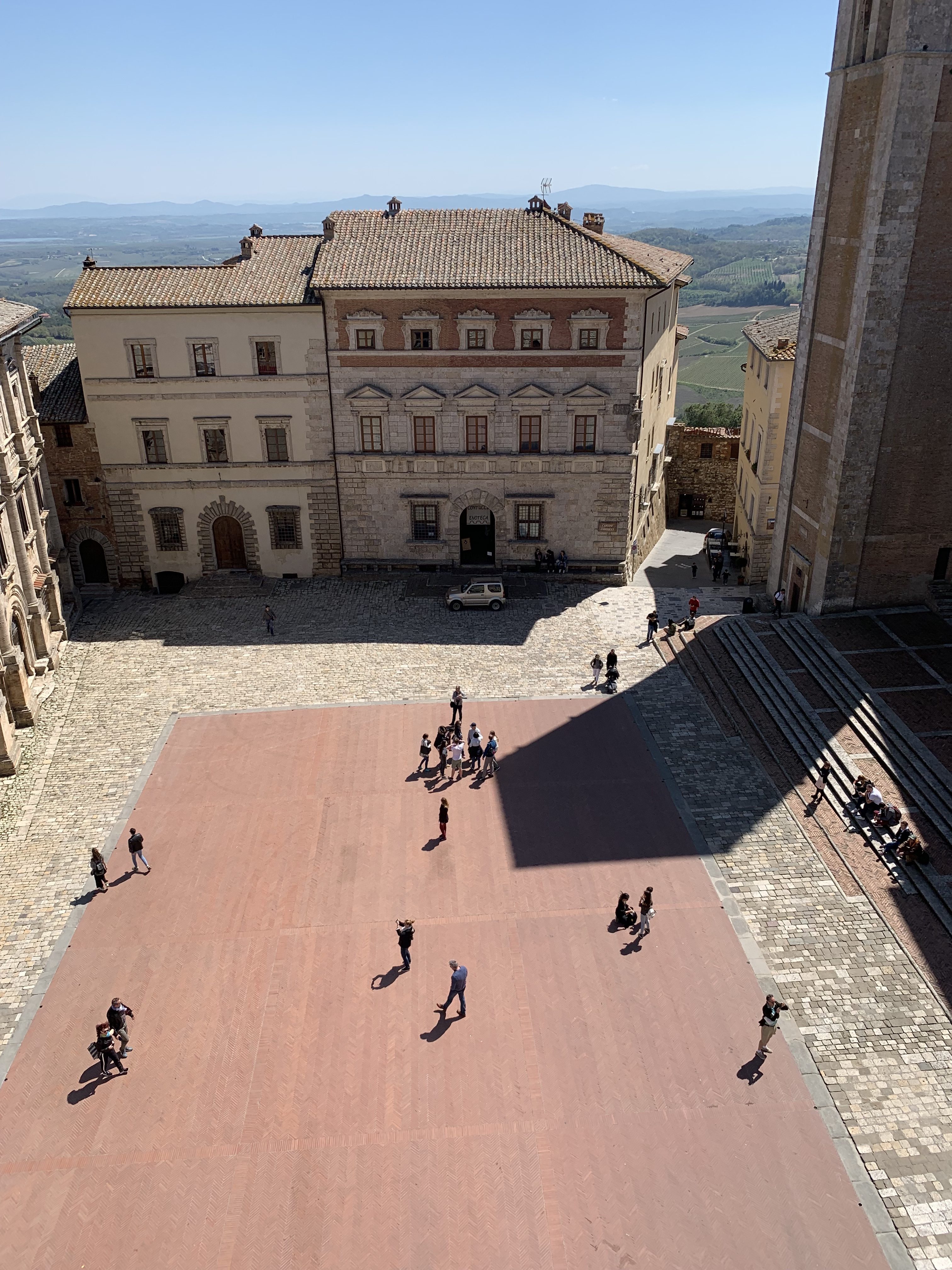 Empty main square