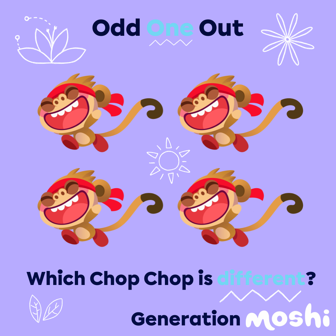 Odd One Out with Chop Chop Moshi