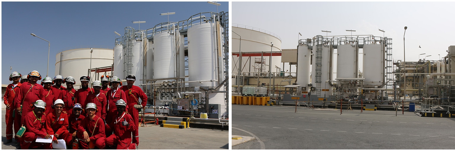 New Acid Tank Chemical Storage skid for Shell Qatar Mosman