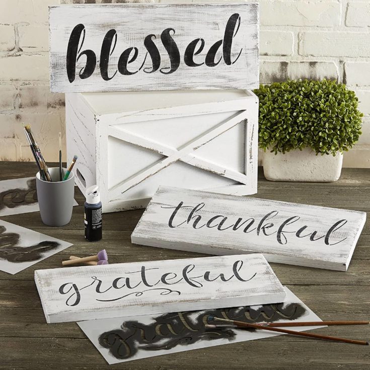 25 Wood Burning Stencils Including Lettering & Metal Stencils