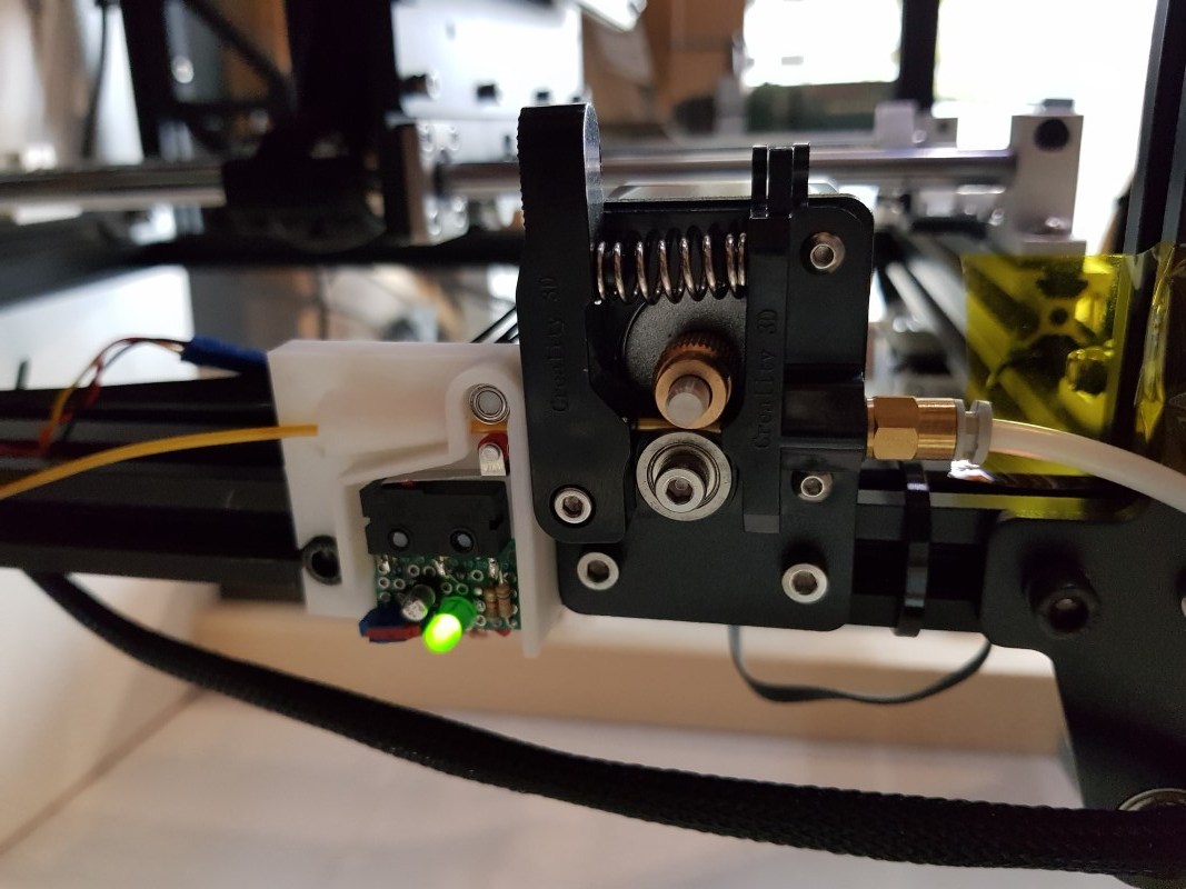 Filamentsensor für den Creality Ender 5 Drucker