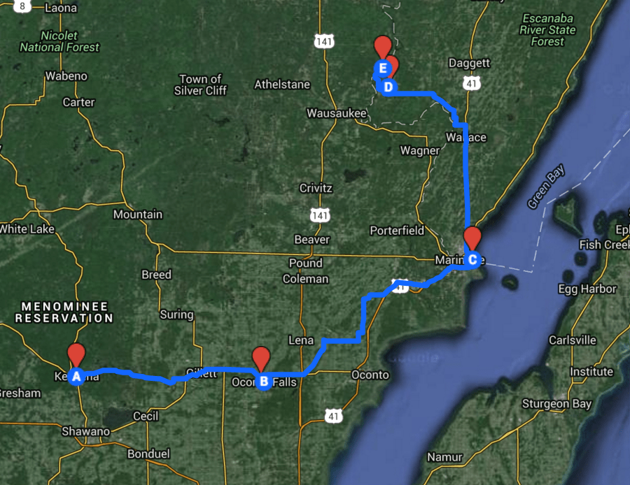 2016 Menominee River Mother Earth Water Walk