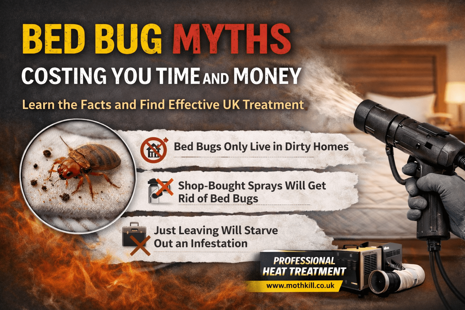 Bed Bug Myths Costing You Time and Money UK Expert Guide