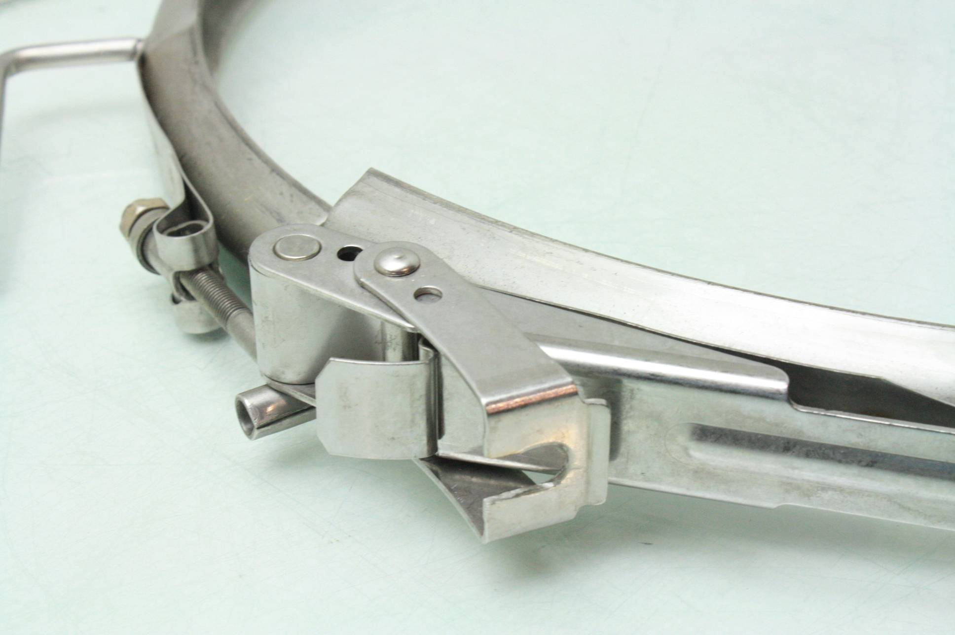 2 New Stainless Steel 13.2 Gallon Drum/Barrel Clamp Rings 645020 17