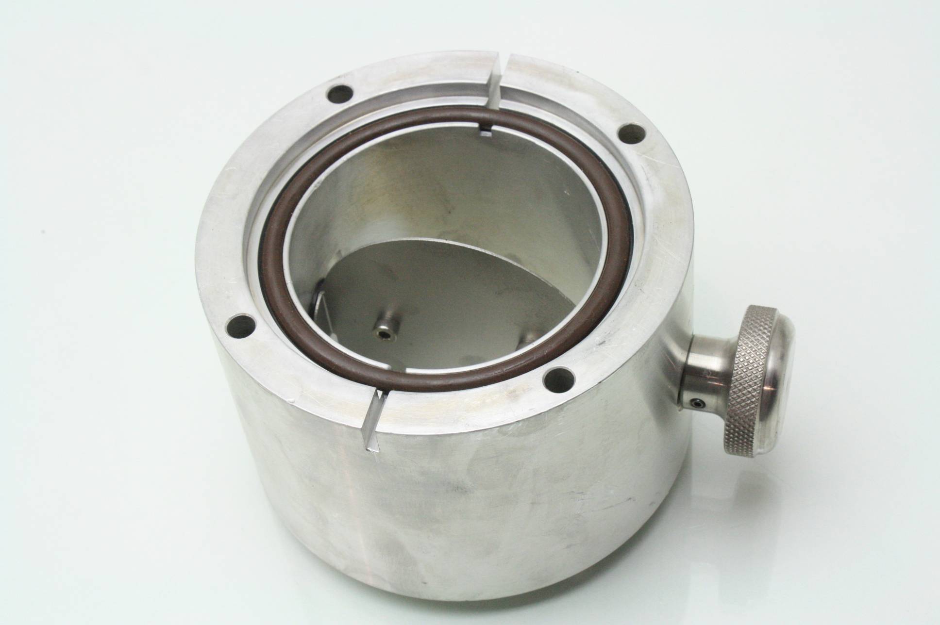 High Vacuum Manual Flow Control Damper / Butterfly Valve Aluminum