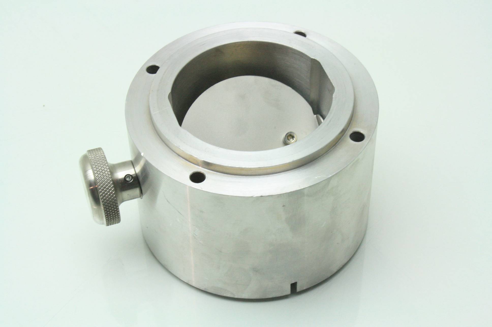 High Vacuum Manual Flow Control Damper / Butterfly Valve Aluminum