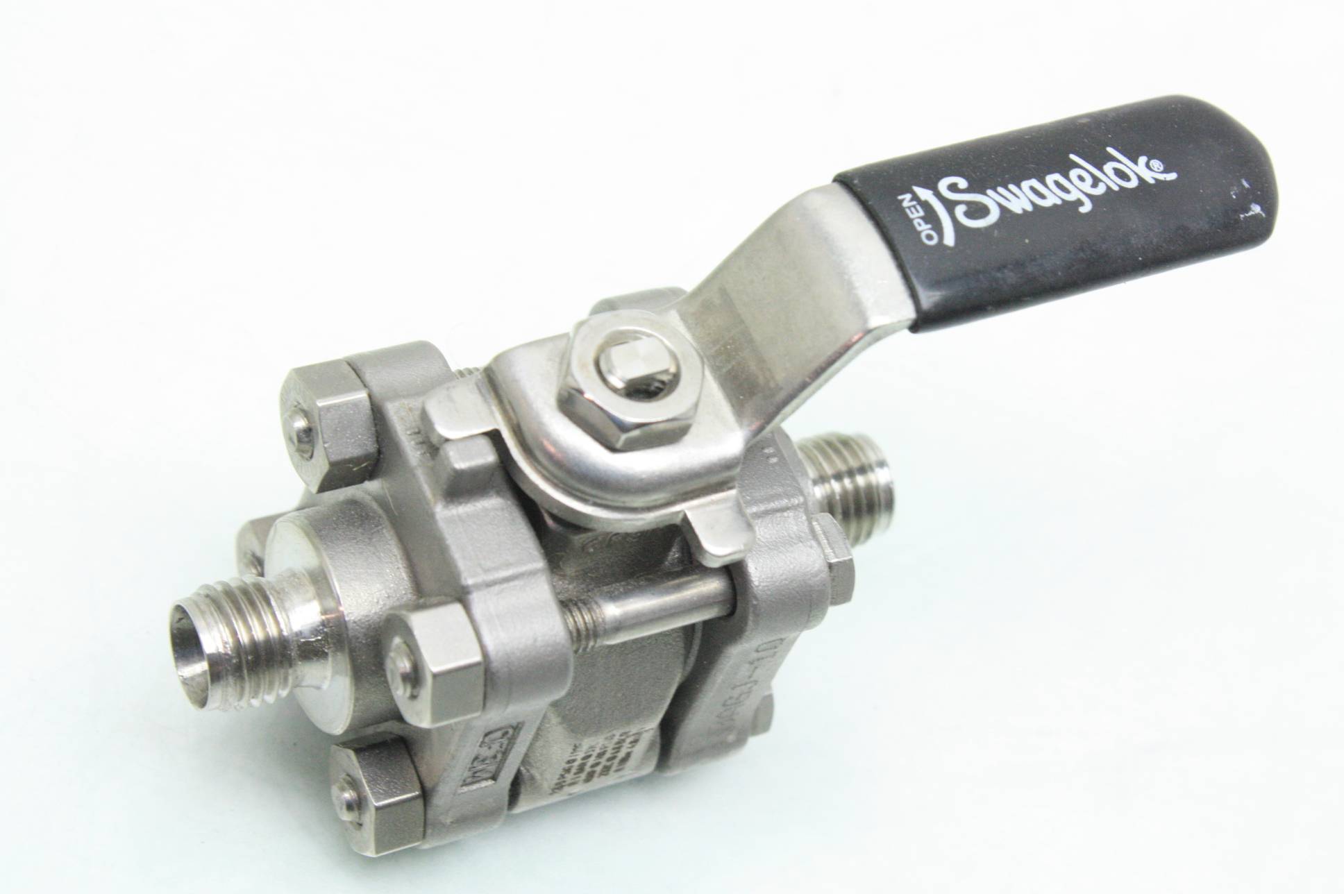 Swagelok SS62TS4 3Piece 60 Series Stainless Steel Ball Valve, 1/4