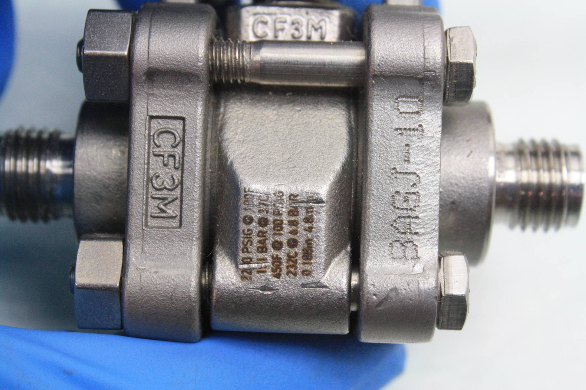 Swagelok SS62TS4 3Piece 60 Series Stainless Steel Ball Valve, 1/4