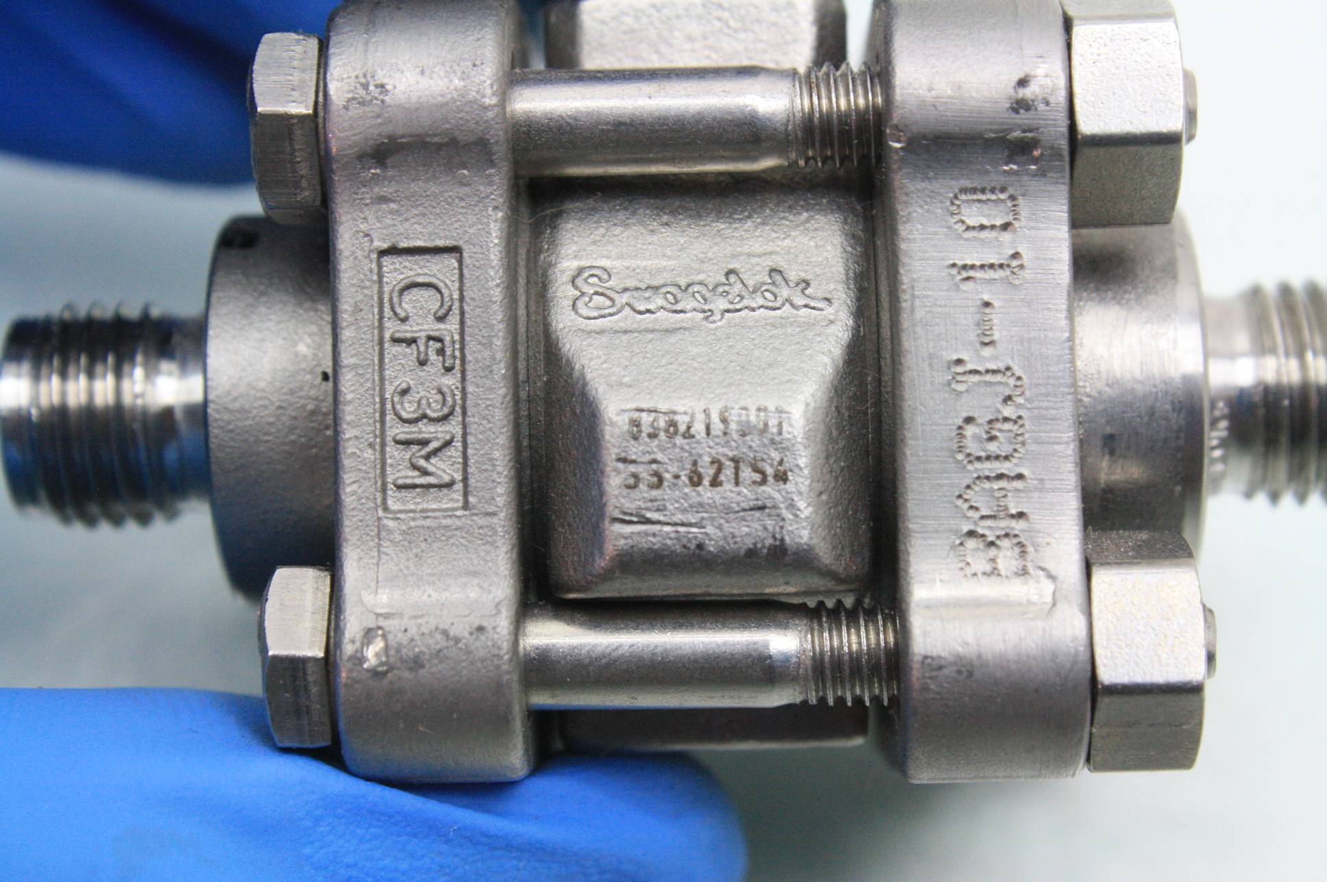 Swagelok SS62TS4 3Piece 60 Series Stainless Steel Ball Valve, 1/4