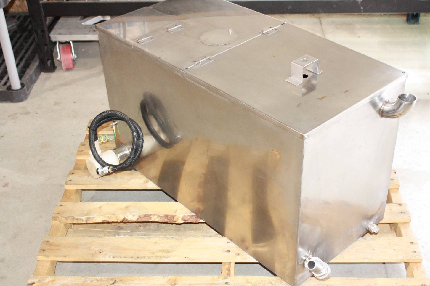 Stainless Steel Solvent Ultrasonic Cleaning Rectangular Tank 33.5" x 16