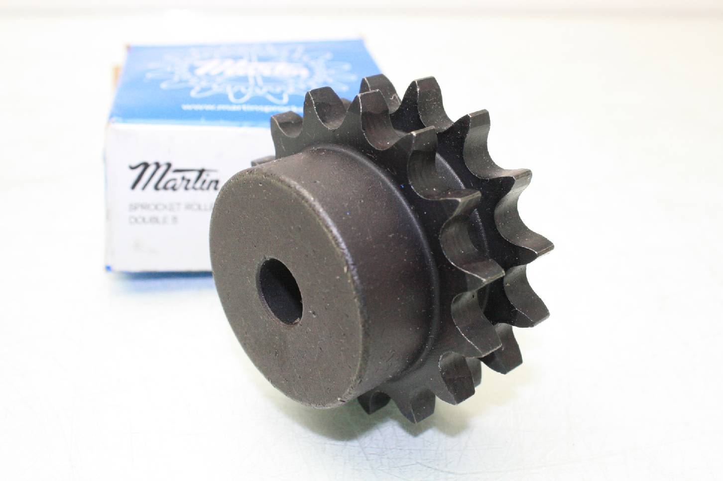 New Martin D40B15H DoubleType B Roller Chain Sprocket 1/2" Pitch 1/2