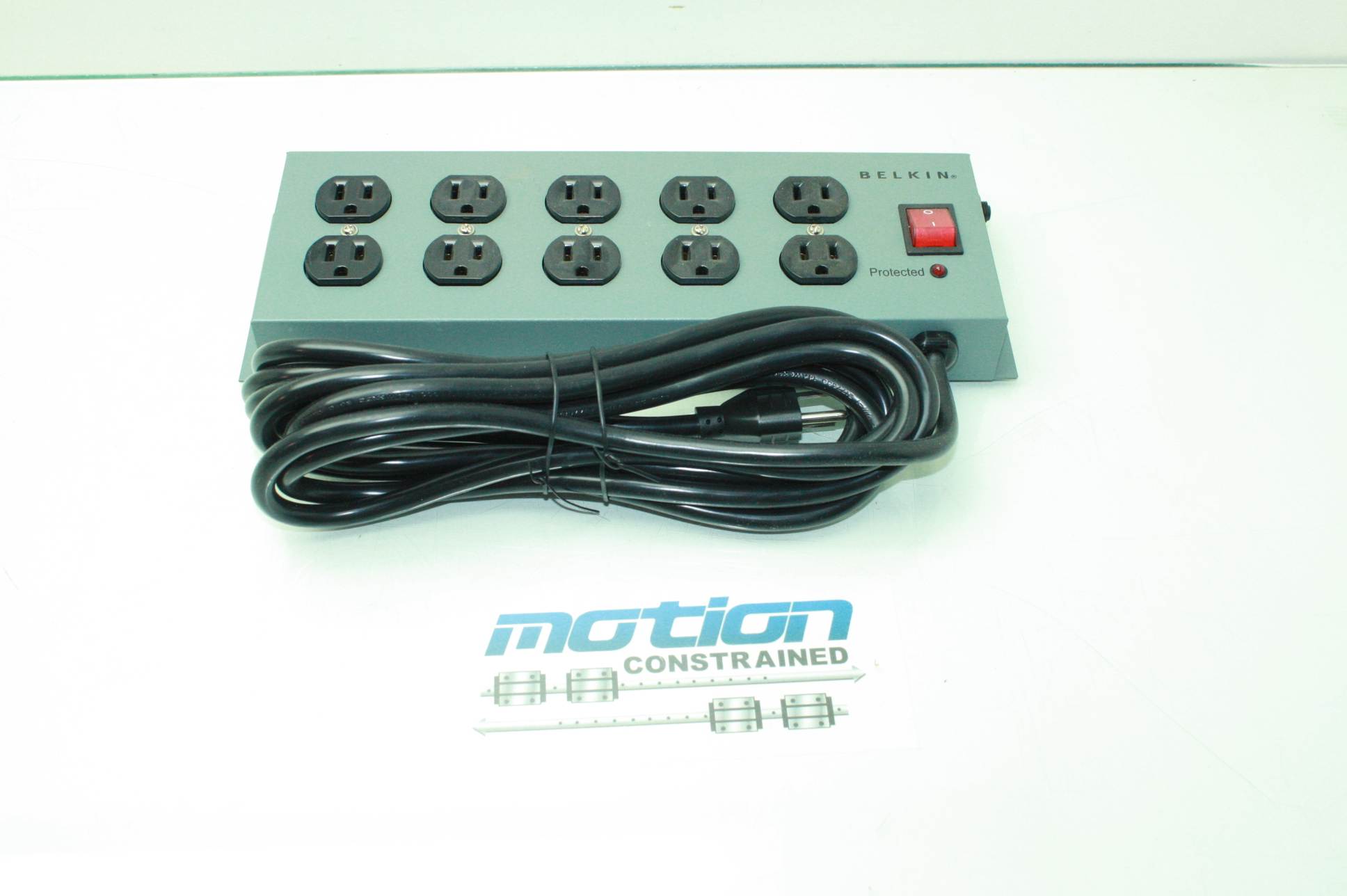 New Belkin 10 Outlet Industrial Surge Protector F9D100015 Power Strip eBay