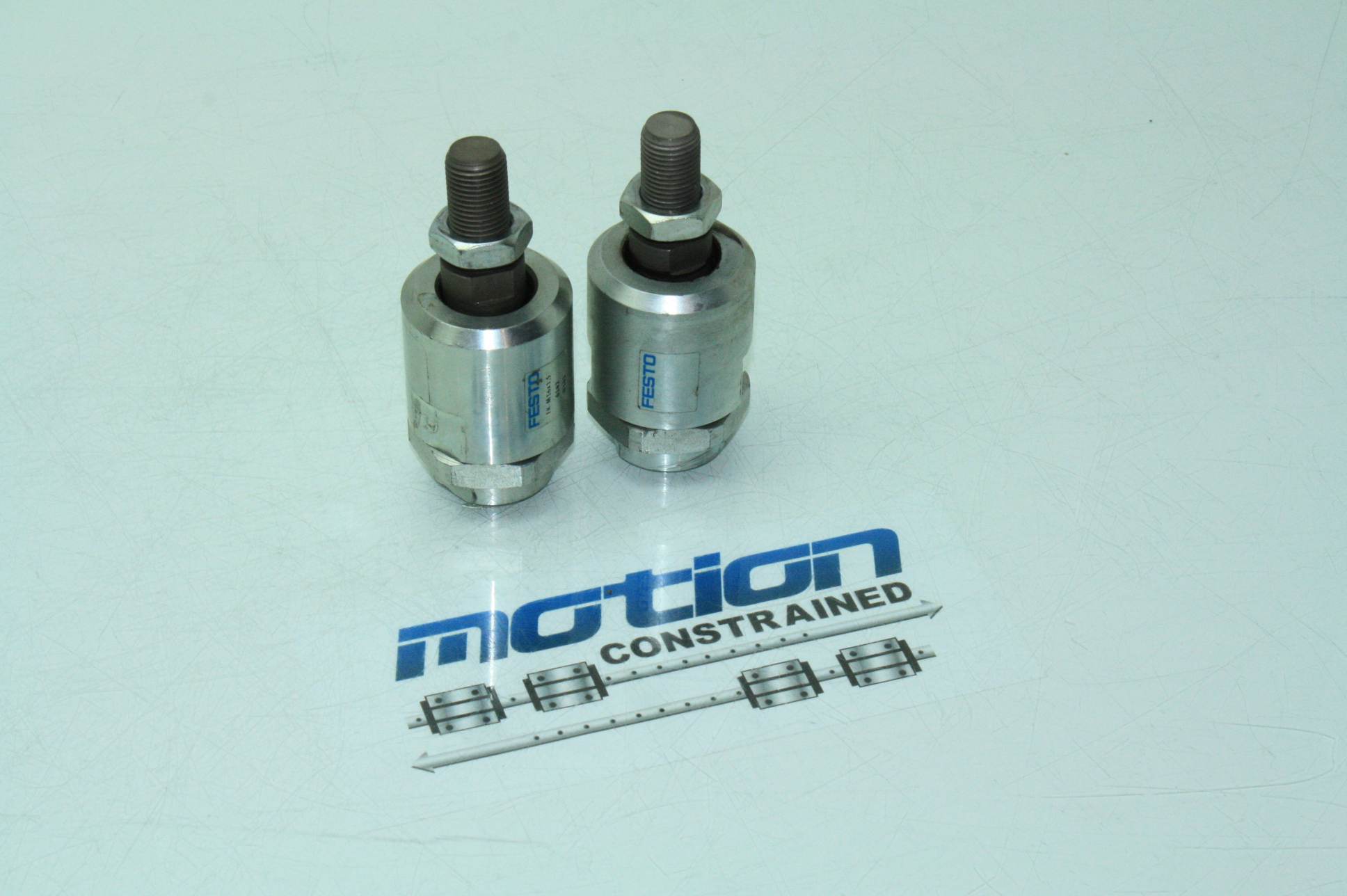 Lot of Two Festo FKM16X1.5 Self Aligning Rod Coupler M16 X 1.5MM Thread