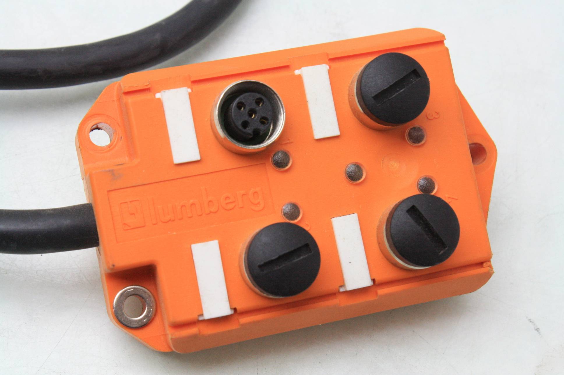 Lumberg ASB4/LED5/4 Sensor Distribution Box / M12 Used Motion