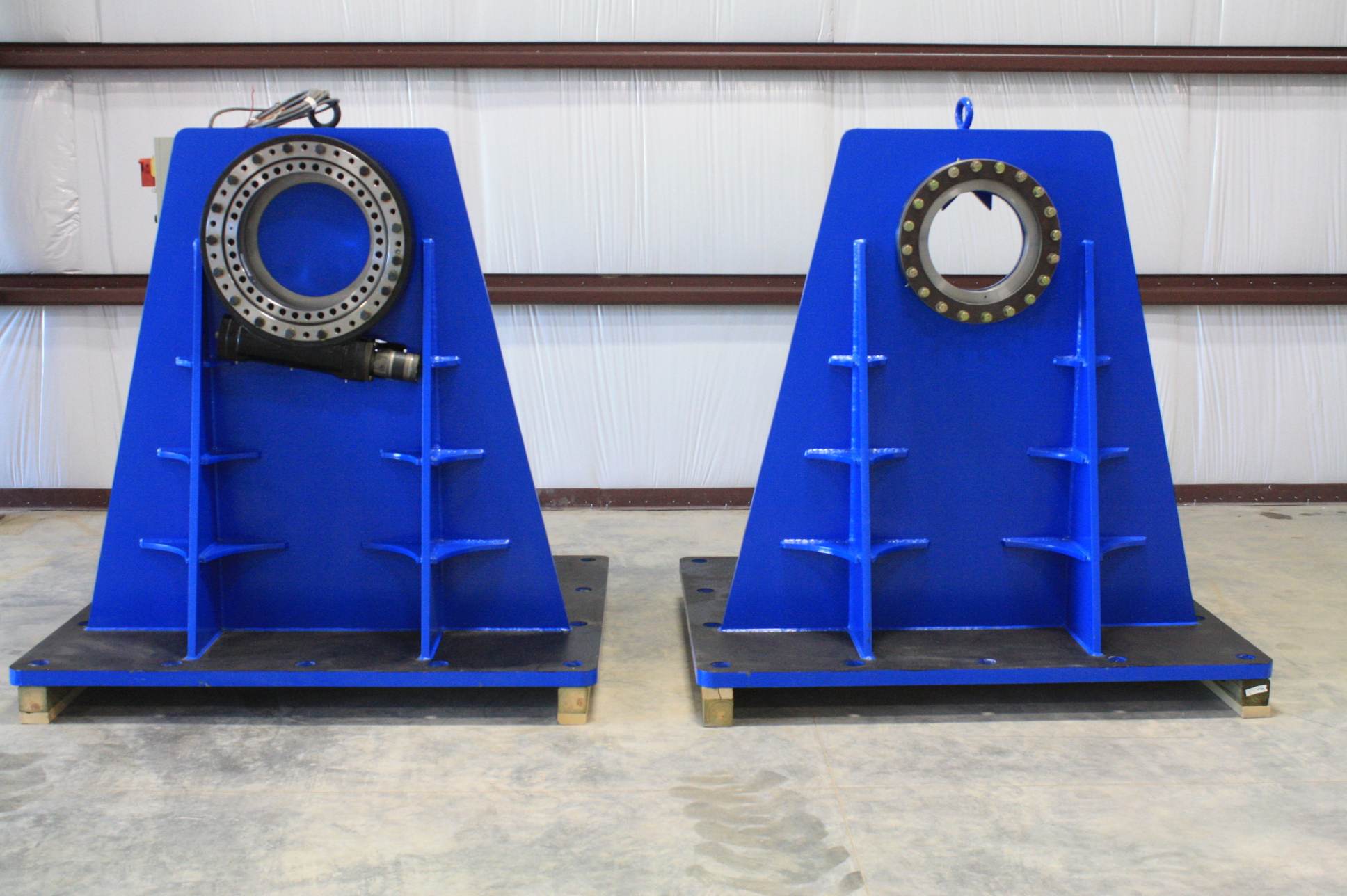 Kinematics KMI Slewing Bearing Hydraulic Worm Gear Drive Rotary Indexer